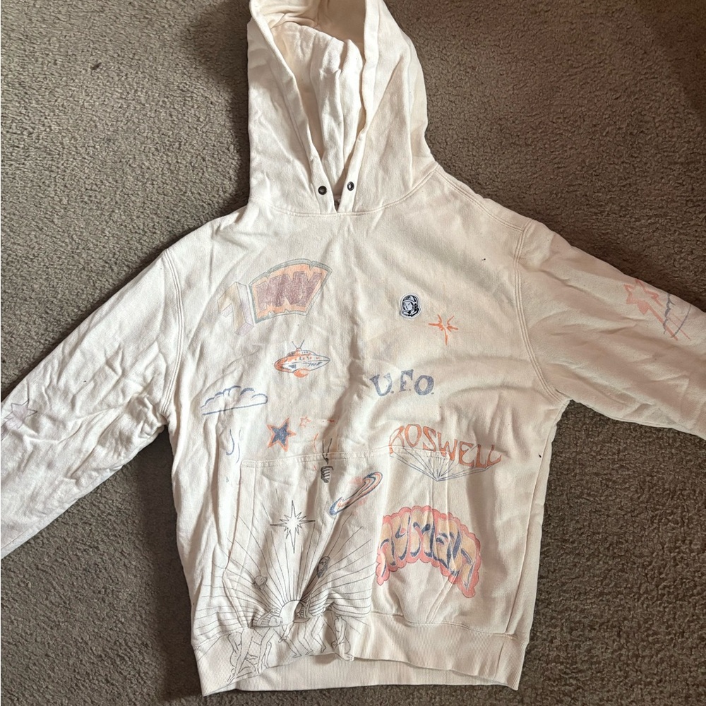 Billionaire Boys Club Cream Graphic Hoodie